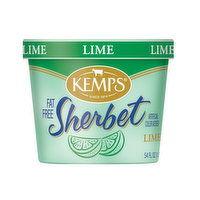 Kemps Fat Free Lime Sherbet, 54 Ounce