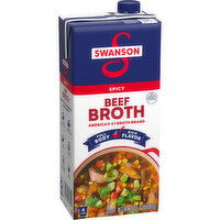 Swanson® Spicy Beef Broth, 32 Ounce