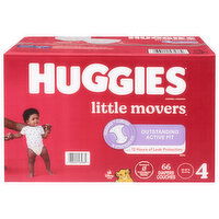 Huggies Little Movers Disney Baby 4 (22-37 lb) Diapers (22-37 lbs (10-17 kg)), 66 Each
