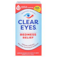 Clear Eyes Eye Drops, Redness Relief, 0.5 Fluid ounce