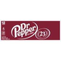 Dr Pepper Soda, 12 Pack, 12 Each