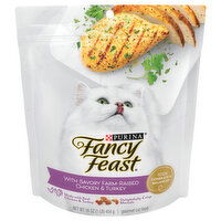 Fancy Feast Cat Food, Gourmet, with Savory Farm-Raised Chicken & Turkey, 16 Ounce