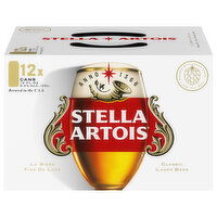 Stella Artois Beer, Lager, Classic, 12 Each