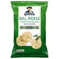 Quaker Dill Pickle Flavor Rice Crisps, 3 Ounce