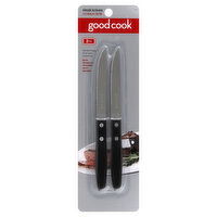 Good Cook Knives, Steak, 2 Each