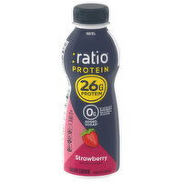 Ratio Protein Strawberry Dairy Drink, 10.8 Fluid ounce