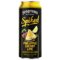 Seagram's Escapes Spiked Malt Beverage, Pineapple Cherry Lime, 23.5 Fluid ounce