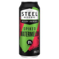 Steel Reserve Alloy Series Malt Beverage, Spiked, Watermelon, 24 Fluid ounce