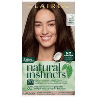 Natural Instincts Hair Color, Vegan, Medium Brown 5, 1 Each