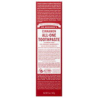 Dr. Bronner's All-One Cinnamon Toothpaste, 5 Ounce