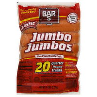 Bar S Franks, Jumbo Jumbos, Classic, Five Pound Family Pack, 5 Pound