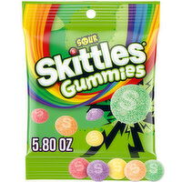 Skittles SKITTLES Sour Gummies Gummy Candy Assortment, 5.8 oz Bag, 5.8 Ounce