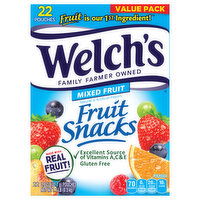 Welch's Fruit Snacks, Mixed Fruit, 22 Each