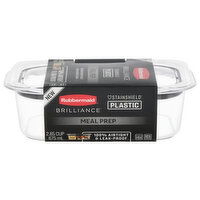 Rubbermaid Brilliance Meal Prep, Plastic, 1 Each