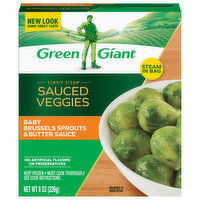 Green Giant Simply Steam Baby Brussels Sprouts & Butter Sauce, 8 Ounce