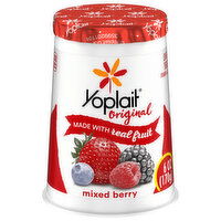 Yoplait Original Yogurt, Low Fat, Mixed Berry, 6 Ounce