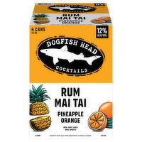 Dogfish Head Rum Mai Tai, Pineapple Orange, 4 Each