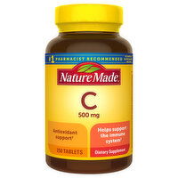 Nature Made Vitamin C, 500 mg, Tablets, 250 Each