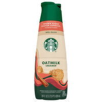 Starbucks Non-Dairy Oatmilk Brown Sugar Shaken Espresso Coffee Creamer, 28 Fluid ounce
