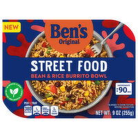 Ben's Original Street Food Burrito Bowl, Bean & Rice, 9 Ounce