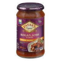 Pataks Simmer Sauce, Rogan Josh Curry, Medium, 15 Ounce