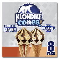 Klondike Frozen Dairy Dessert Cone Coocoo For Caramel & Vanilla Caramel, 3.75 Ounce