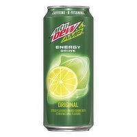 Mtn Dew Amp Energy Drink, Citrus, Original, 16 Ounce