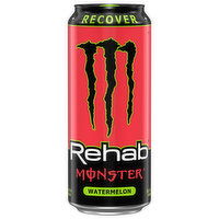 Rehab Monster Energy Drink, Watermelon, 15.5 Fluid ounce