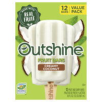 Outshine Creamy Coconut Frozen Fruit Bars, 12 Each