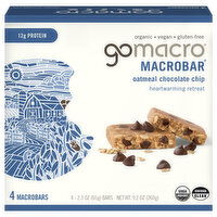 GoMacro Oatmeal Chocolate Chip MacroBars, 4 Each