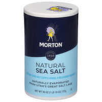 Morton Sea Salt, Natural, 26 Ounce