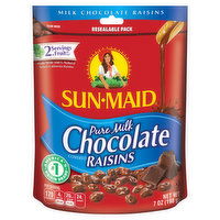 Sun-Maid Raisins, Pure Milk Chocolate Covered, 7 Ounce