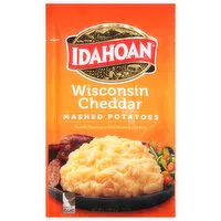 Idahoan Mashed Potatoes, Wisconsin Cheddar, 4 Ounce