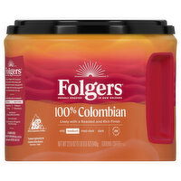 Folgers Coffee, Ground, 100% Colombian, Medium, 22.6 Ounce