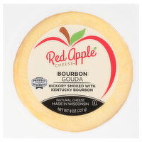 Red Apple Cheese Cheese, Bourbon Gouda, 8 Ounce