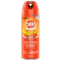 Off! Active Insect Repellent, Sweat Resistant, 6 Ounce