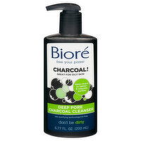 Biore Cleanser, Charcoal, Deep Pore, 6.77 Fluid ounce