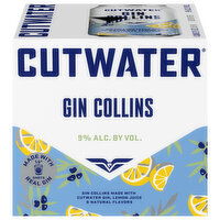 Cutwater Gin Collins, 4 Each