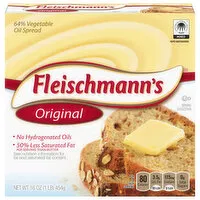 Fleischmann's Original Vegetable Oil Spread Sticks, 16 Ounce