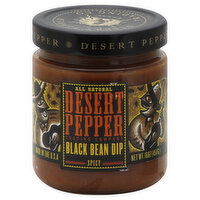 Desert Pepper Black Bean Dip, Spicy, 16 Ounce