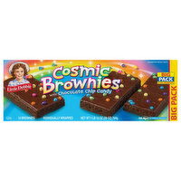 Little Debbie Brownies, with Chocolate Chip Candy, Cosmic, Big Pack, 12 Each