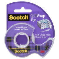 Scotch Tape, GiftWrap, Satin Finish, 1 Each