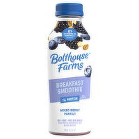 Bolthouse Farms Breakfast Smoothie, Mixed Berry Parfait, 15.2 Fluid ounce