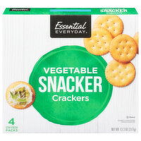 Essential Everyday Vegetable Snacker Crackers, 4 Each