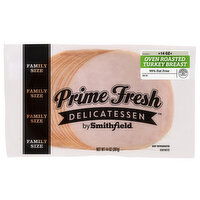 Prime Fresh Delicatessen Turkey Breast, Oven Roasted, 14 Ounce