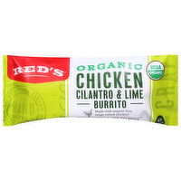 Red's Burrito, Organic, Chicken, Cilantro & Lime, 4.5 Ounce