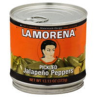 La Morena Jalapeno Peppers, Pickled, 13.13 Ounce