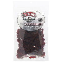 Old Trapper Beef Jerky, Peppered, 10 Ounce