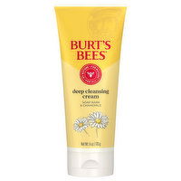 Burt's Bees Deep Cleansing Cream, Soap Bark & Chamomile, 6 Ounce