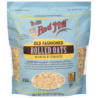 Bob's Red Mill Rolled Oats, Old Fashioned, Whole Grain, 32 Ounce